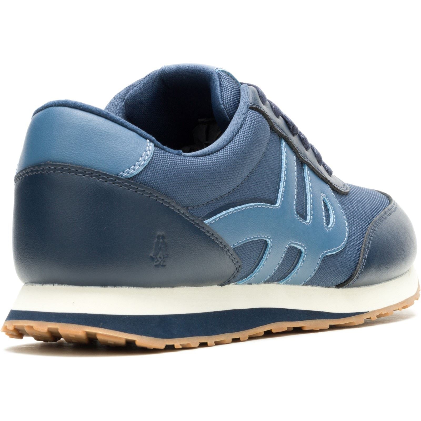 Hush Puppies Seventy8 Leather Men's Blue Trainer