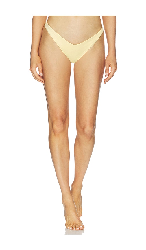 PEIXOTO Shelley Cheeky Bikini Bottom in Yellow. - L also in