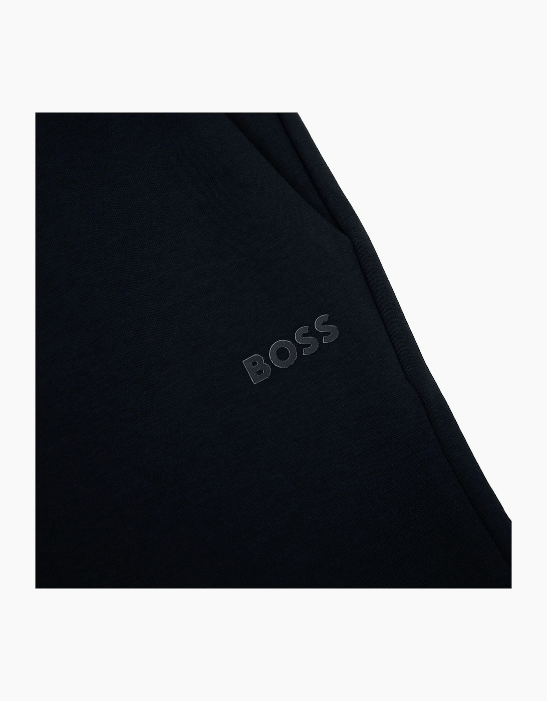 Men's Hugo Boss Headlo Cotton Branded Shorts Navy 402 - Black