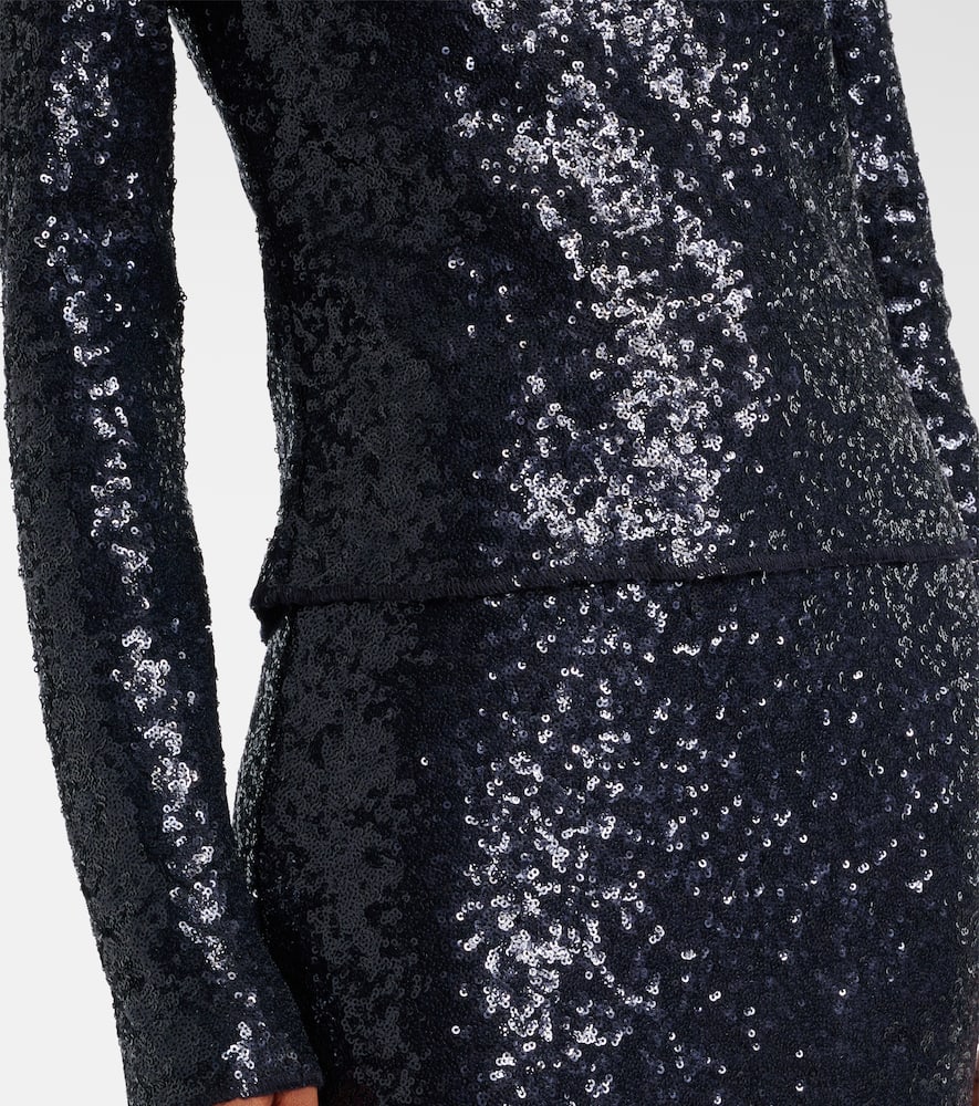 Polo Ralph Lauren Sequined turtleneck top
