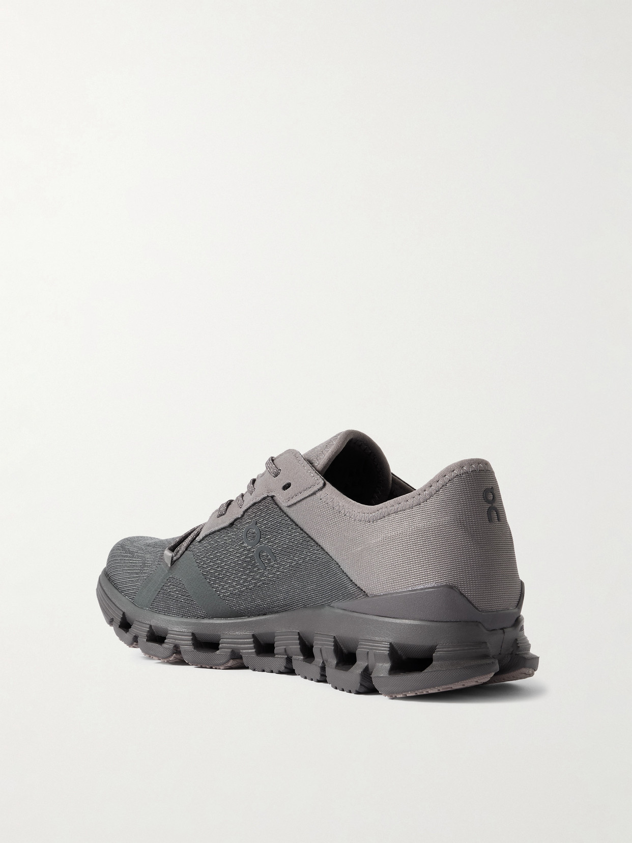 Cloud X 4 Ad Rubber-trimmed Mesh Sneakers - Gray