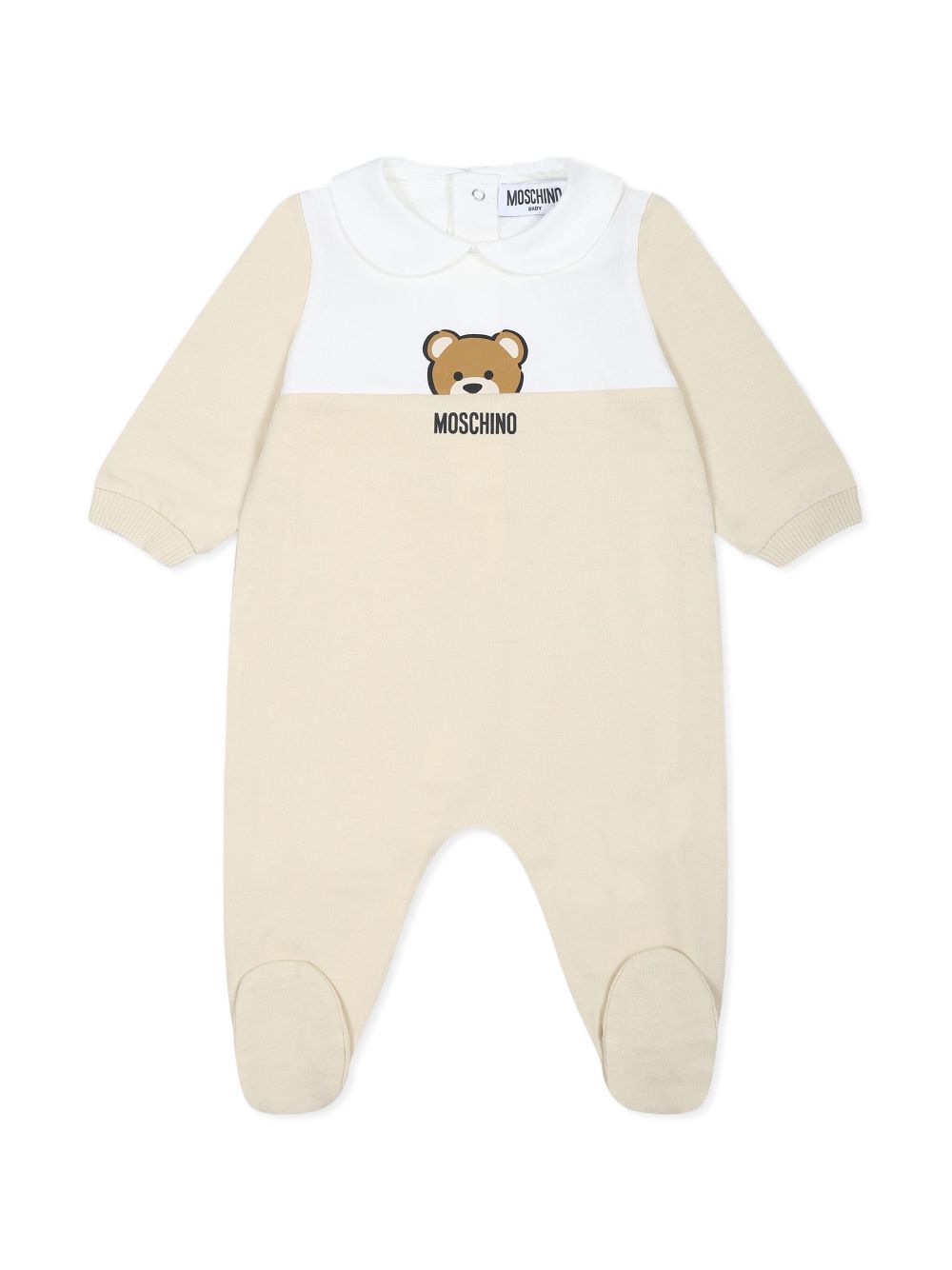 Logo-print pajamas - Neutrals