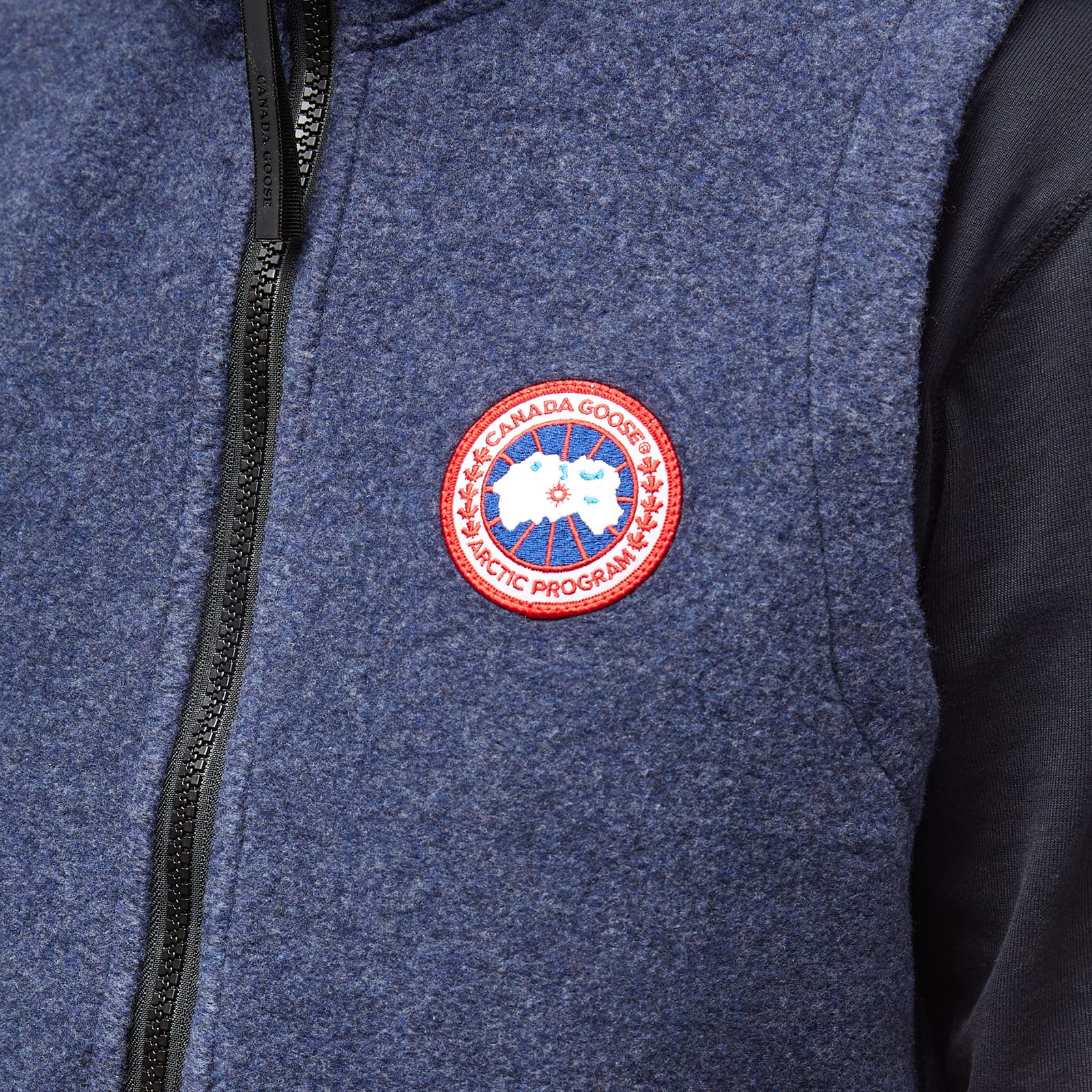 Men's Mersey Fleece Vest in Atlantic Navy, Size Small