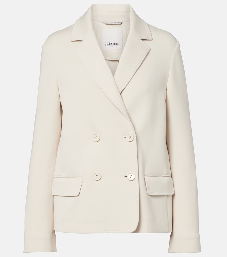 Badia cotton-blend jersey blazer