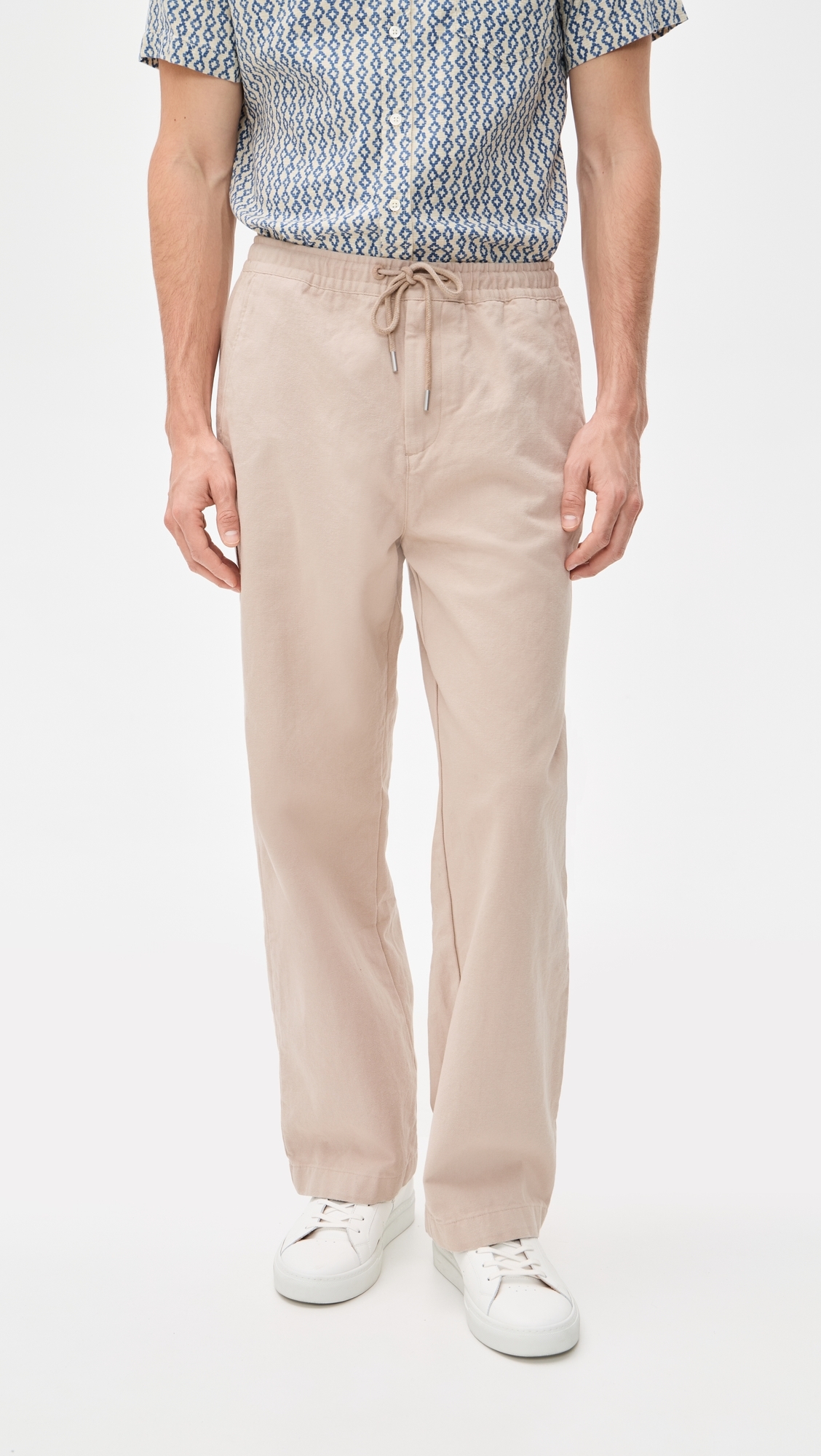 Panama Twill Trousers Sand