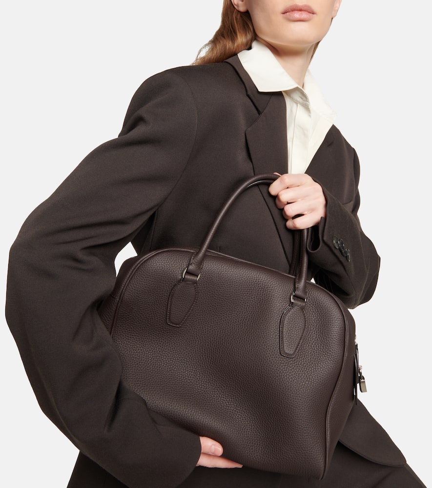 The Row India 12 leather tote bag