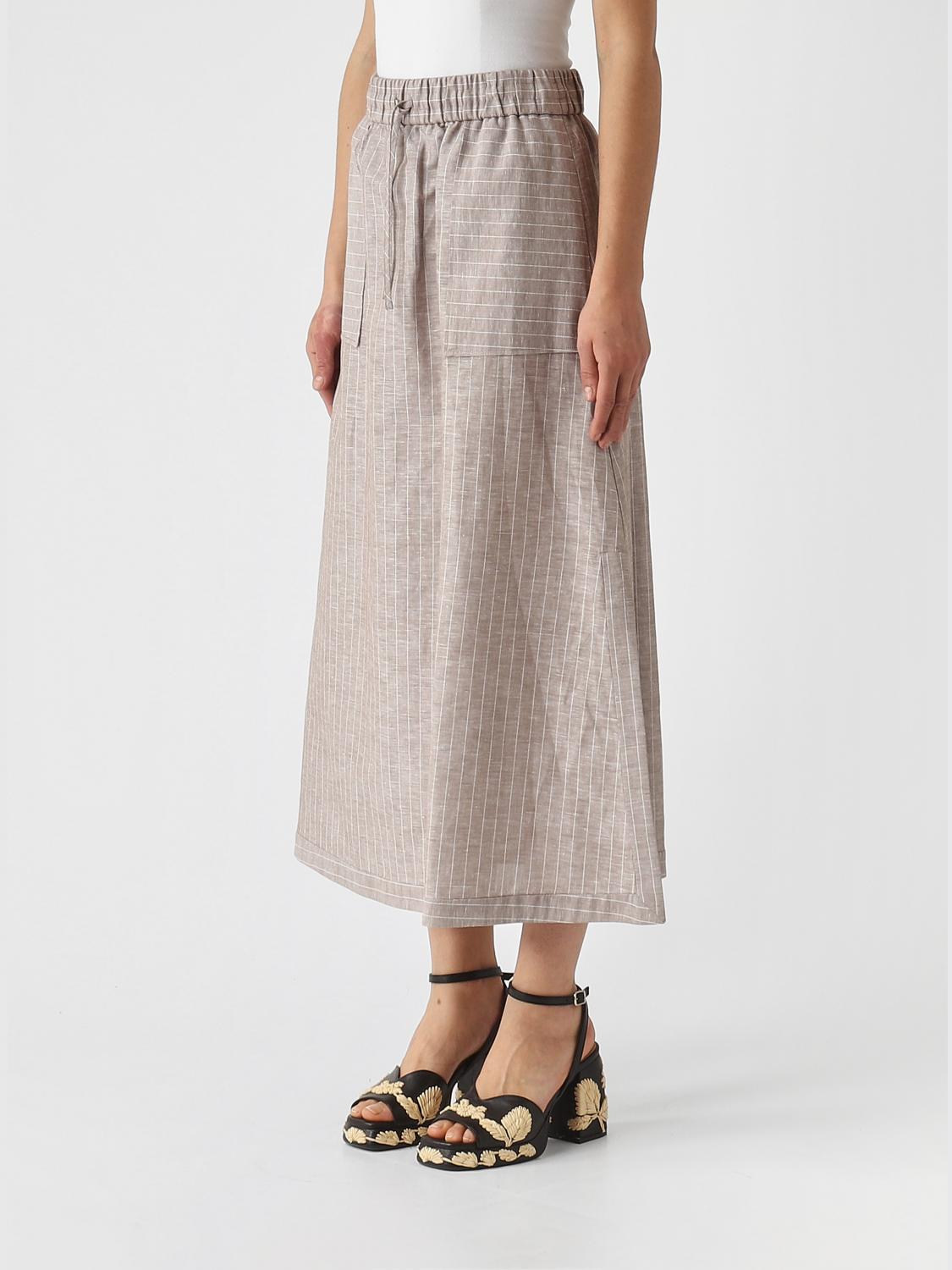 Skirt Woman color Grey