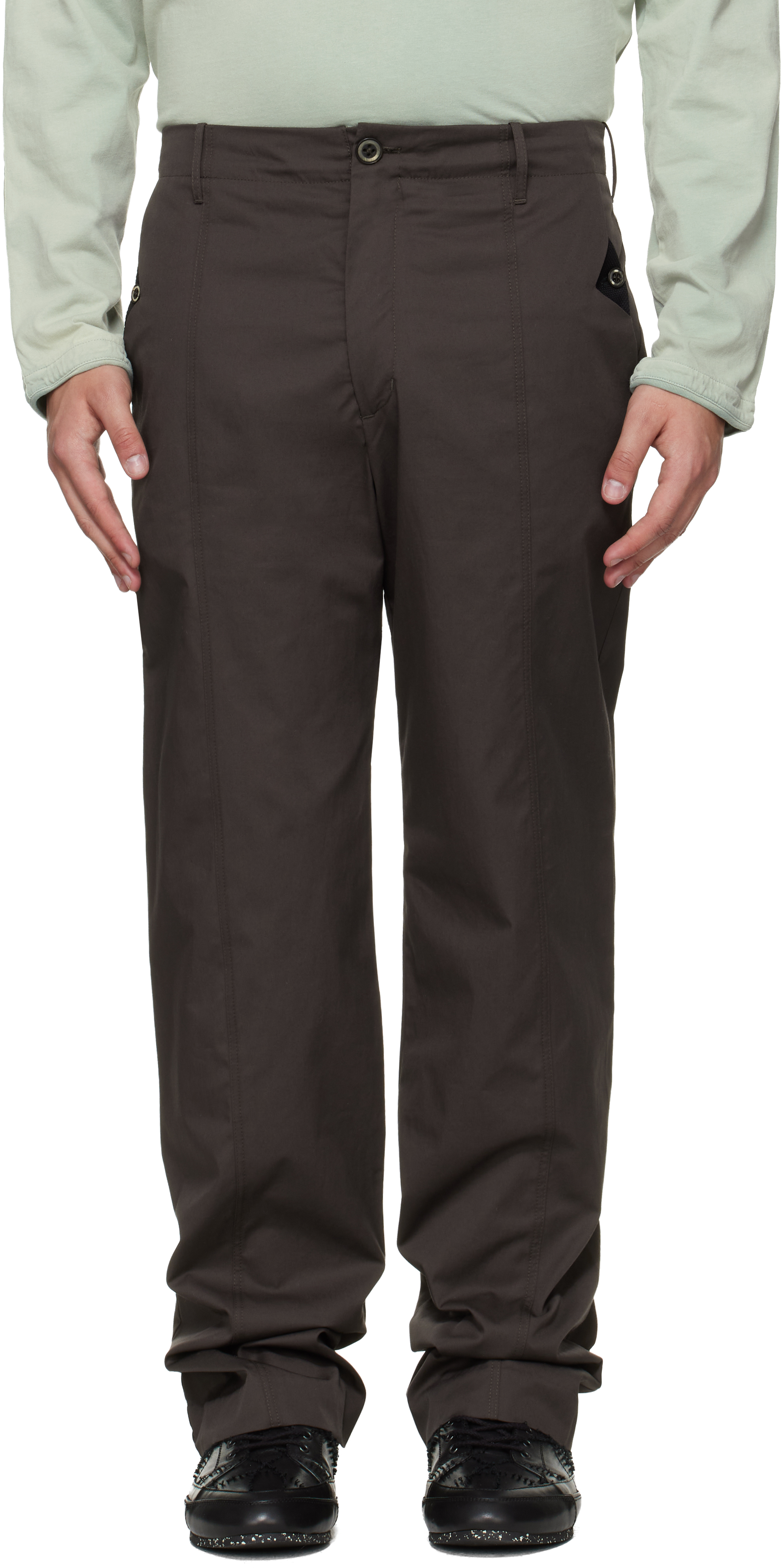 Brown Veca Uniform Trousers