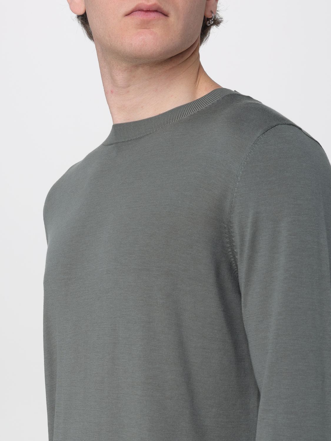 Sweater Men color Green