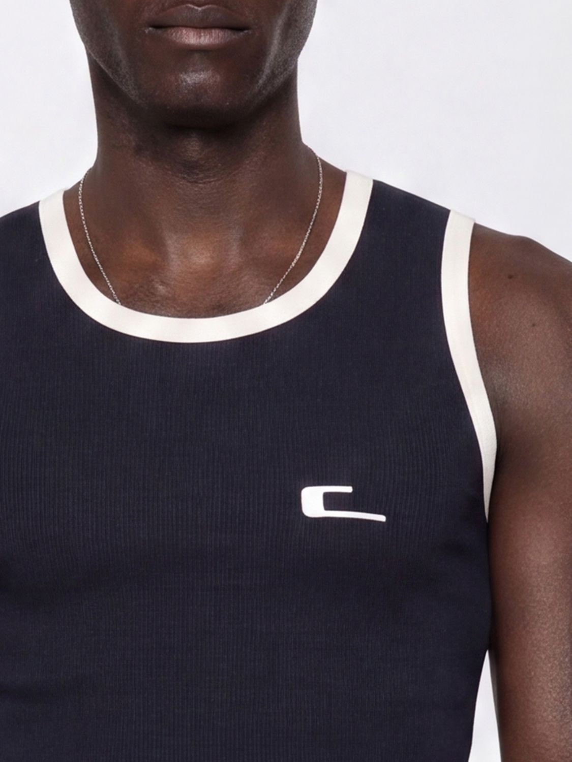 Tank Top Men color Beige