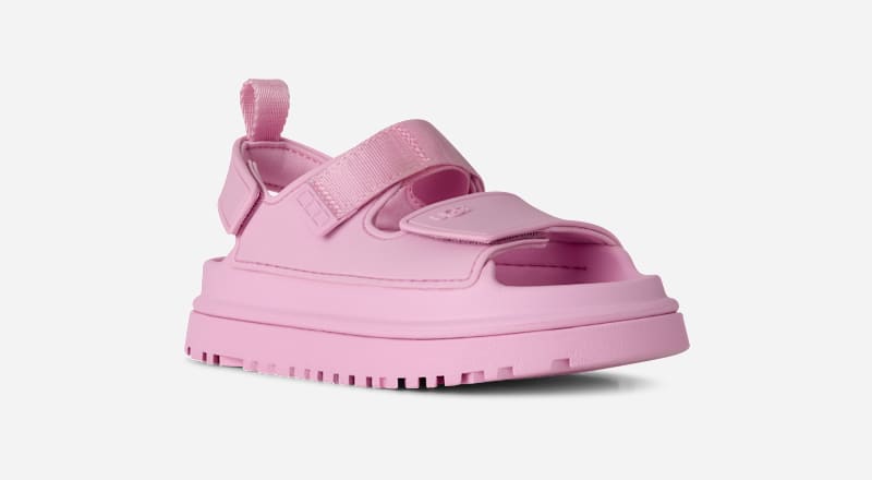 ® Kids' GoldenGlow/Textile Sandals in Pink Diamond