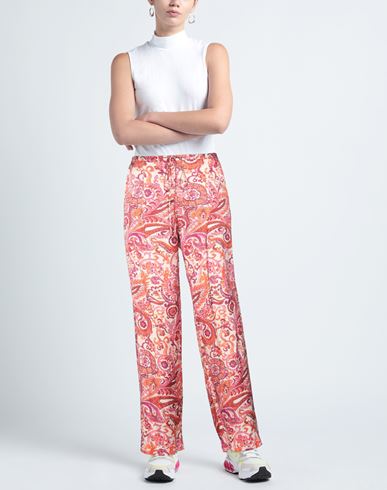 Woman Pants Orange Size 10 Viscose