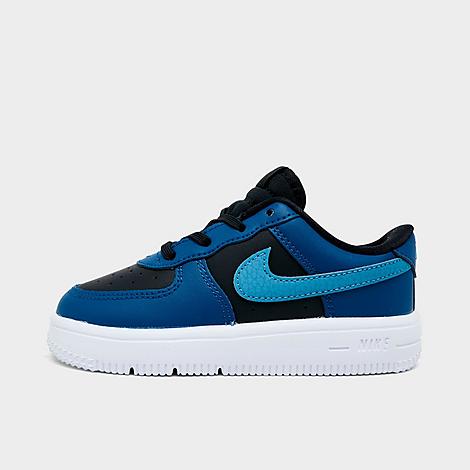 Kids Toddler Force 1 Low Casual Shoes in Black/Court Blue/White