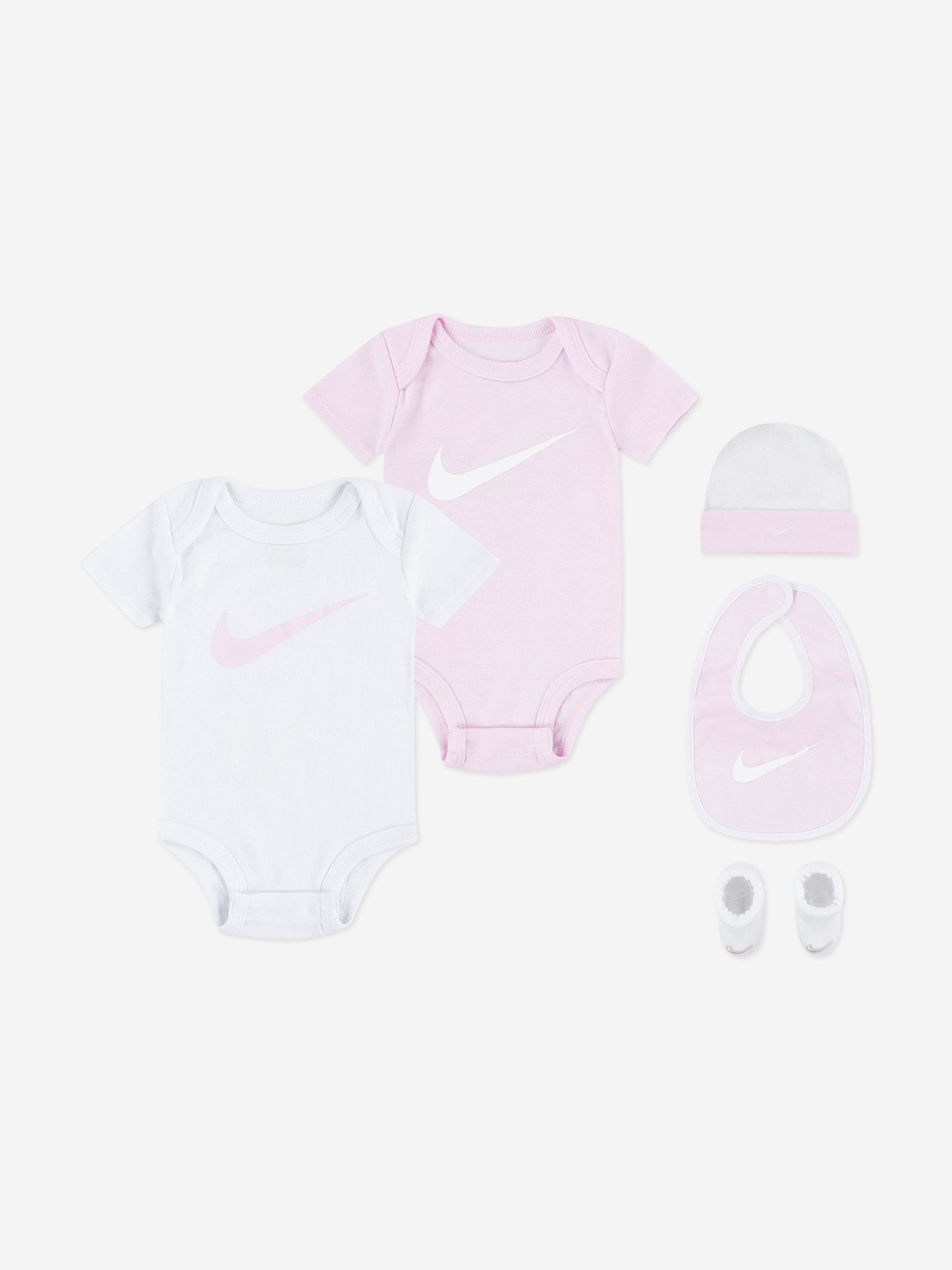 Baby Girls 5 Piece Gift Set in Pink