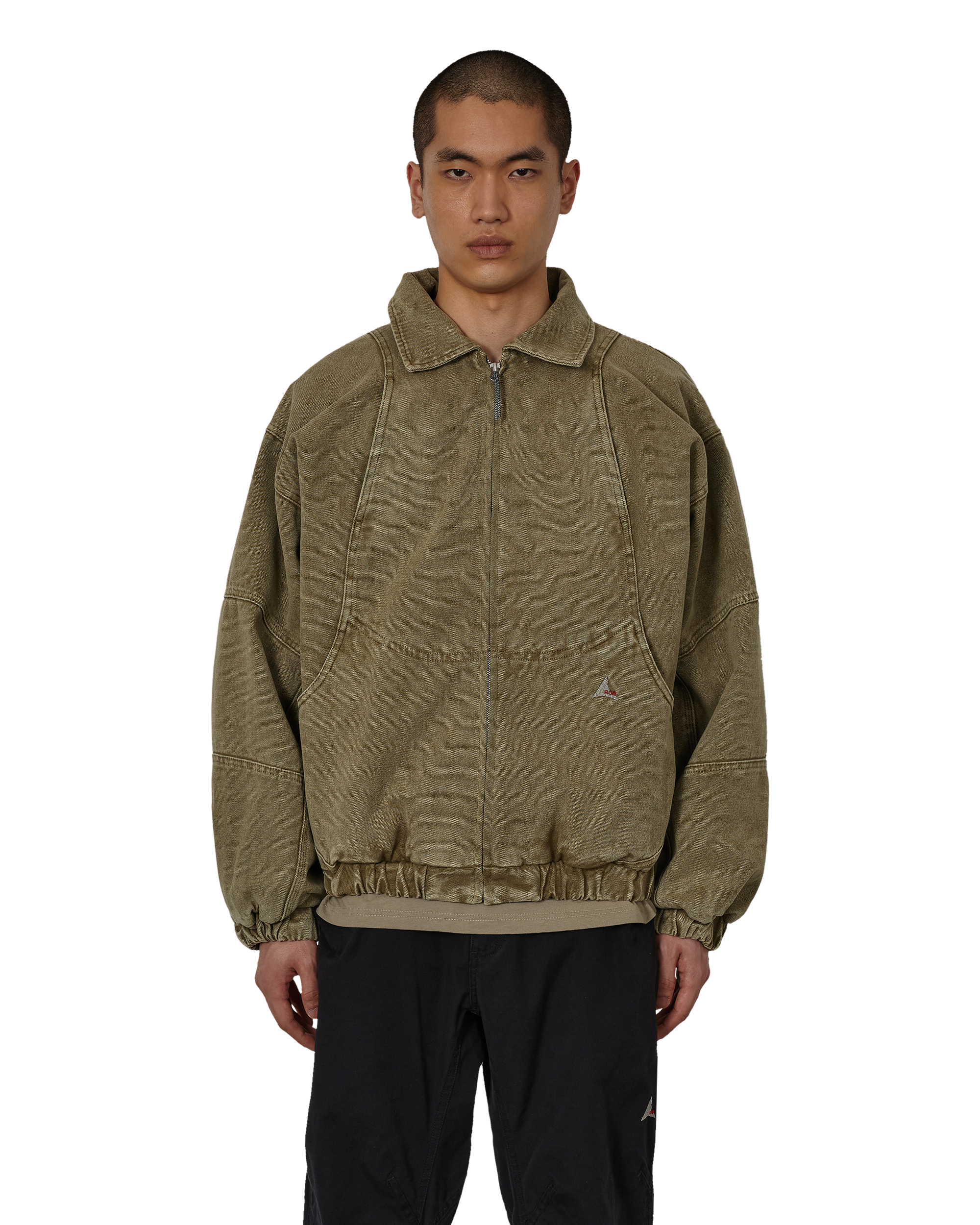 ROA Ash Canvas Jacket Green Coats And Jackets Male