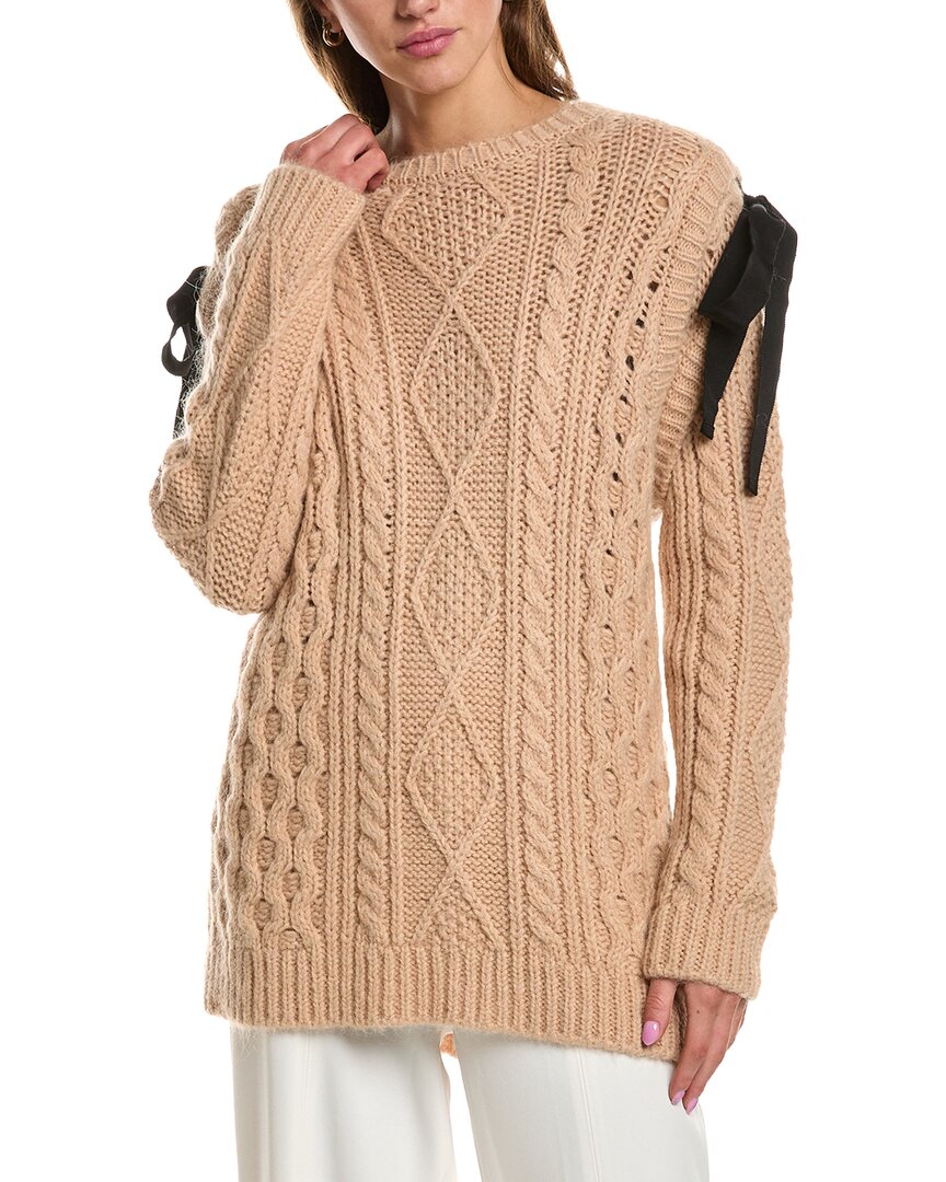 Mohair-Blend Tunic Sweater