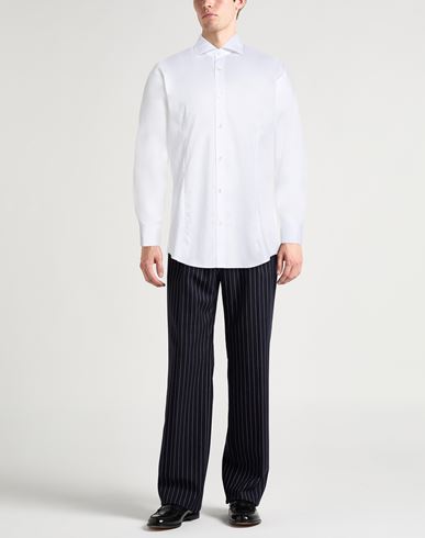 Man Shirt White Size 18 Cotton