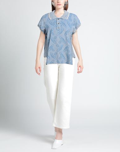 Woman Polo shirt Azure