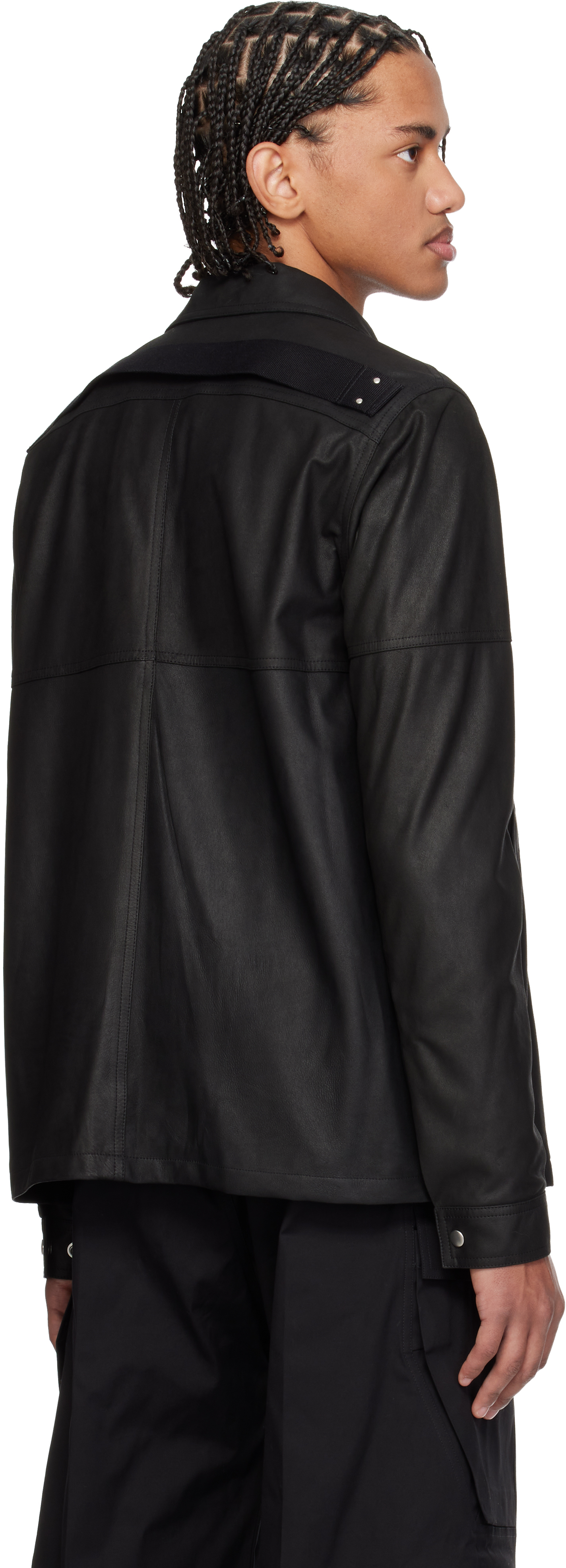 Black Temple Brad Leather Jacket