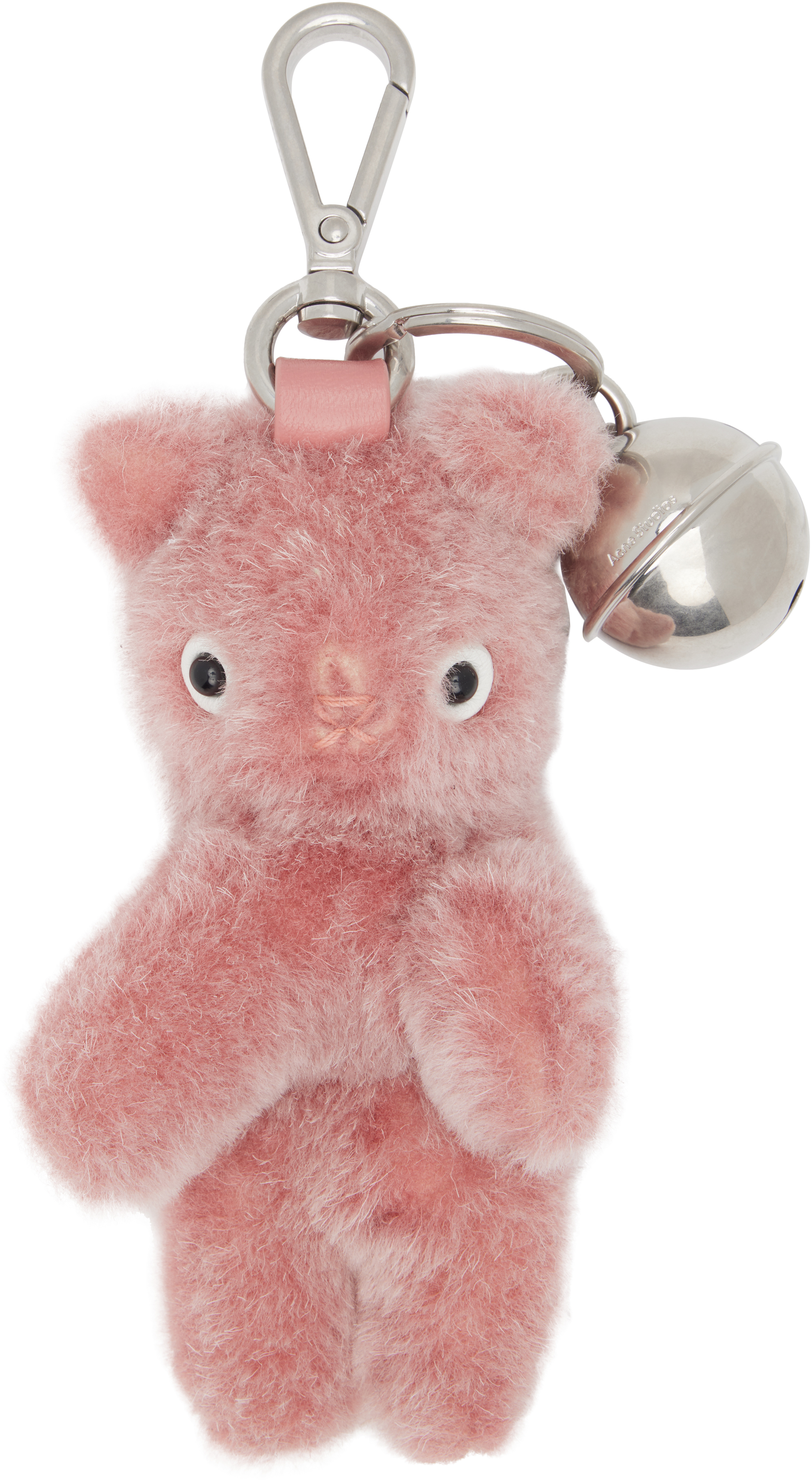 Pink Teddy Bear Keychain