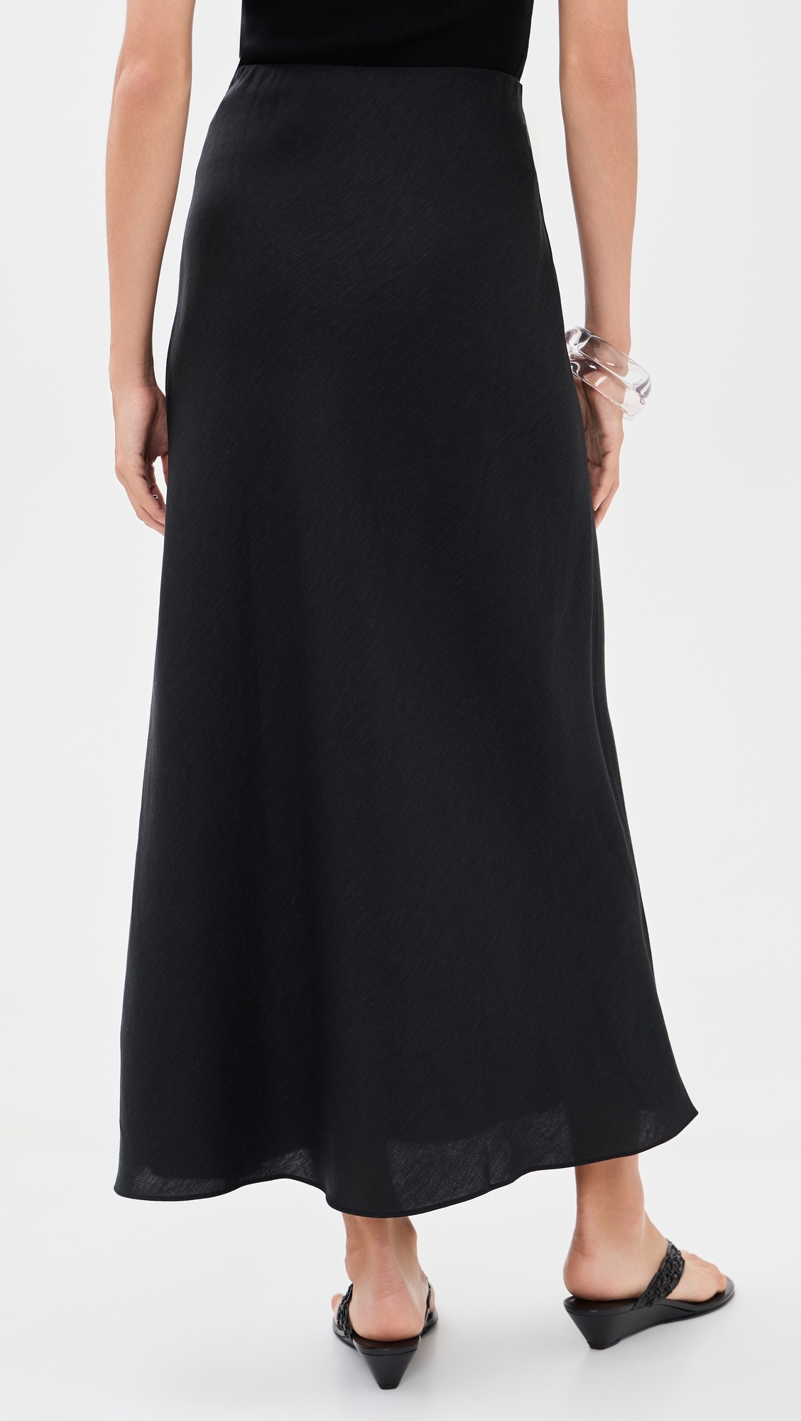 Romina Skirt Black Linen