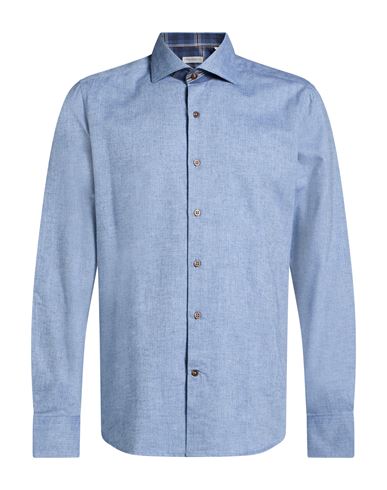 Washed Man Shirt Blue Size 15 ¾ Cotton