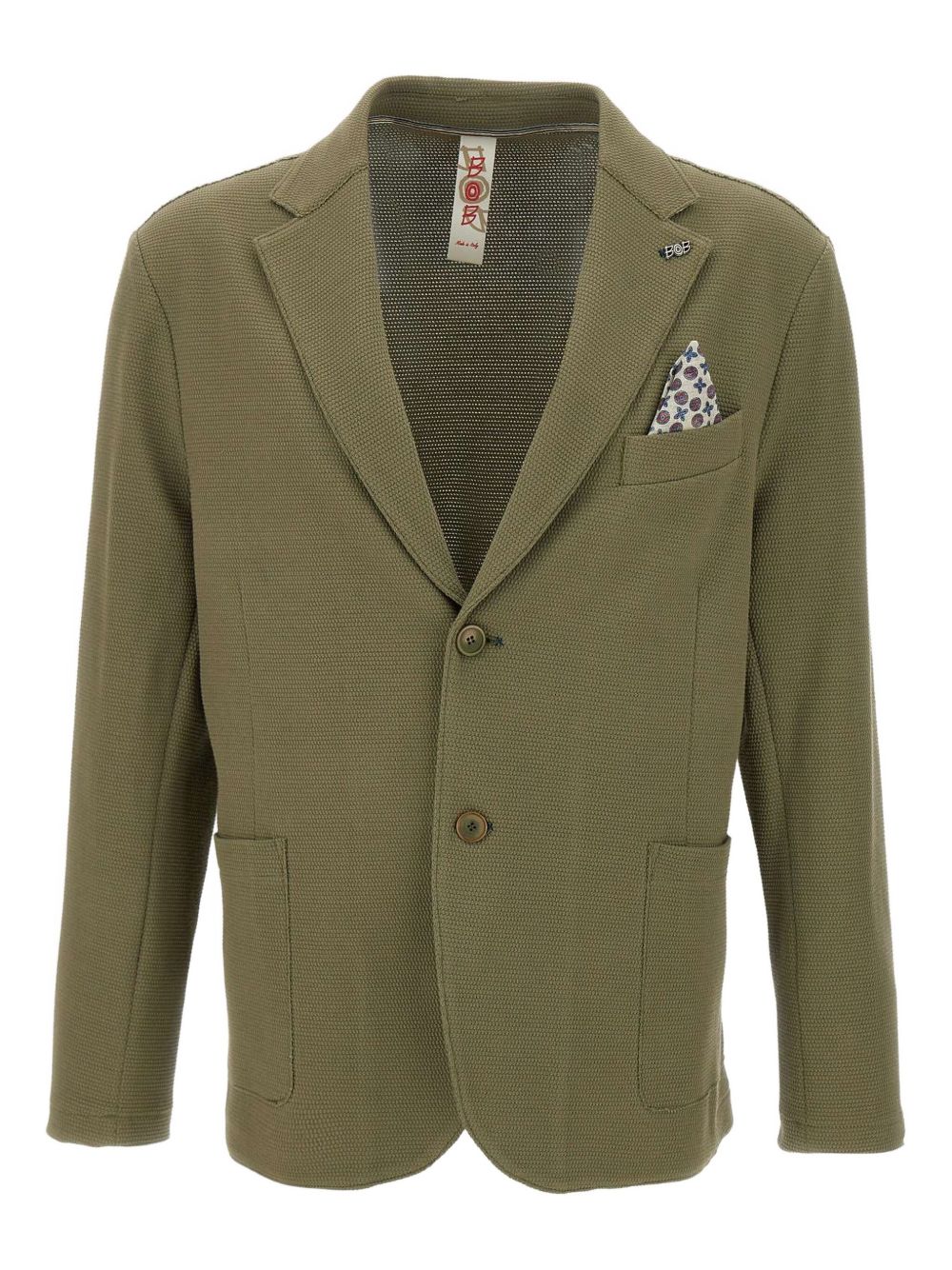 Textured blazer - Green