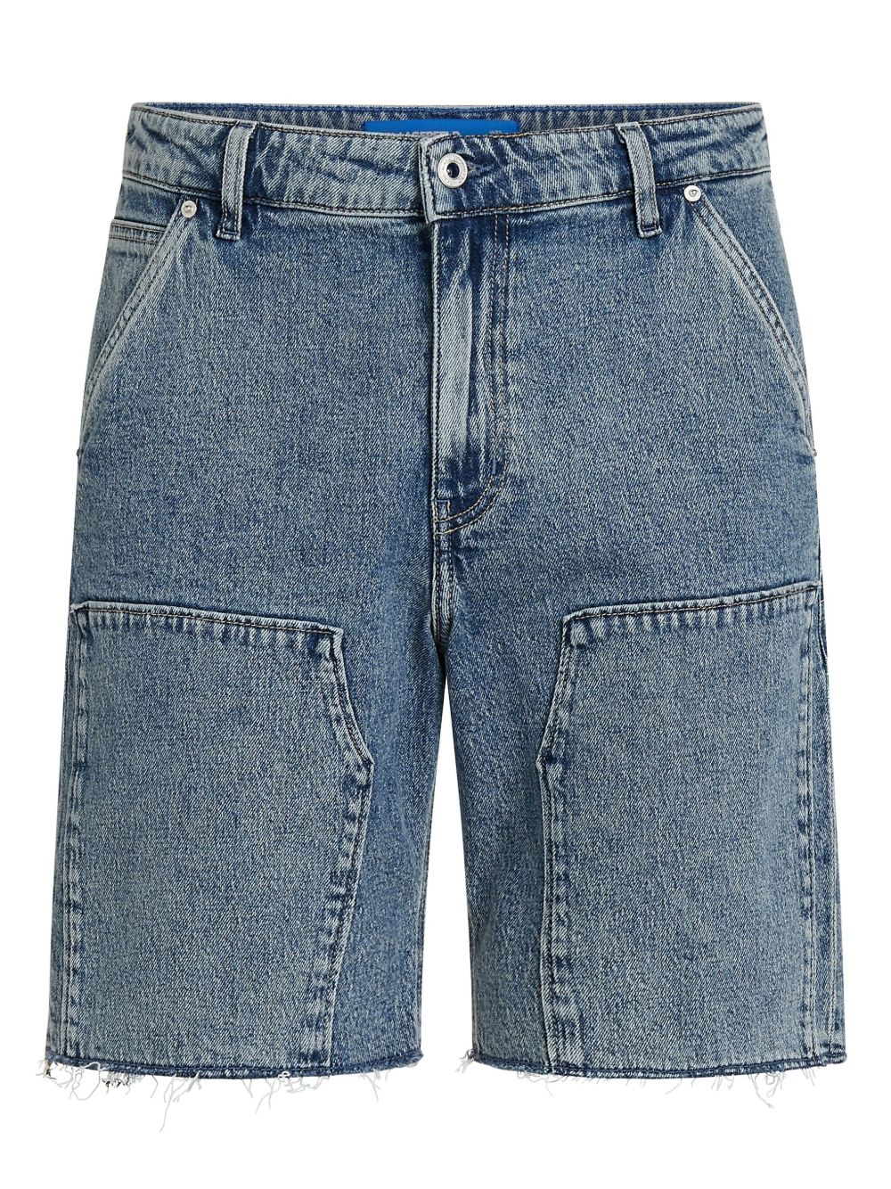 Karl Lagerfeld Jeans raw-cut shorts - Blue