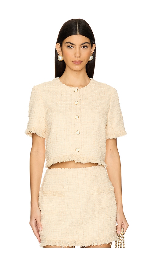 Amanda Uprichard OBERTEIL ANDREA in Beige. Größe XL. Also in L, M