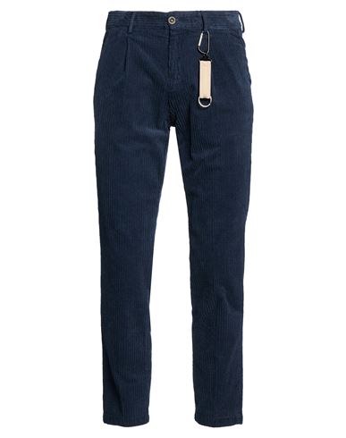 Man Pants Navy Size 30 Cotton, Elastane