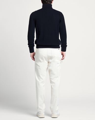 Man Turtleneck Midnight blue Size S Merino Wool, Cashmere