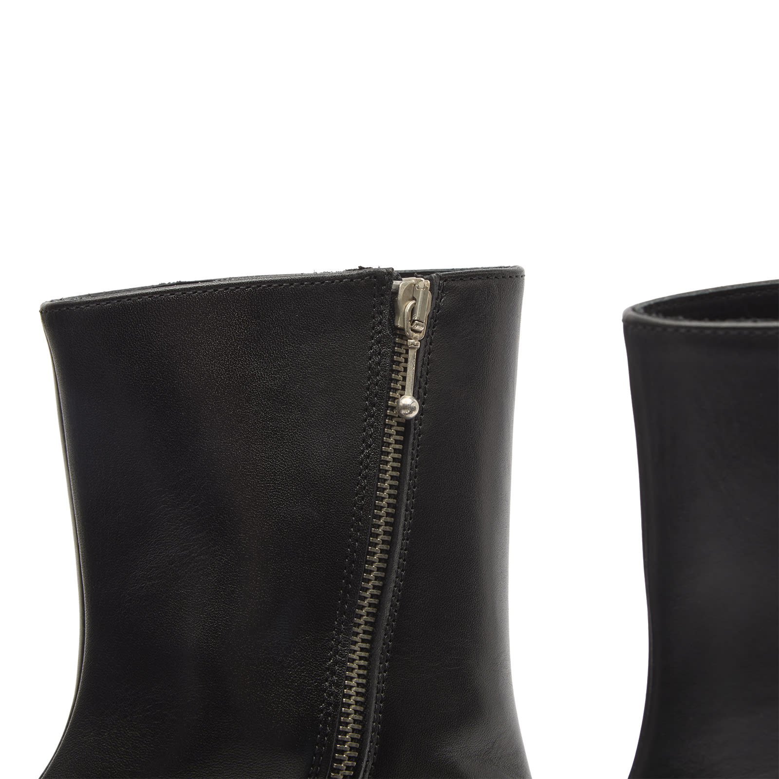 Men's Piston Black Leather Boots