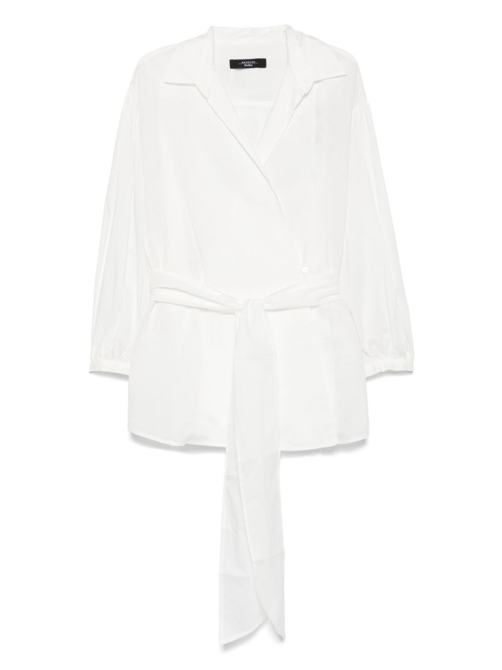 Cotton-blouse blouse - White