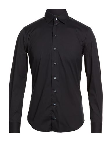 Man Shirt Midnight blue Size S Cotton, Polyamide, Elastane