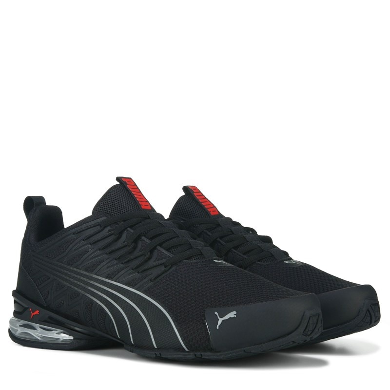 PUMA Men's Voltaic Evo Cross Trainer Sneaker, RETROFUTURE CORE White Navy-for All Time Red, 9.5