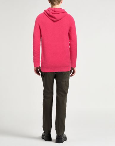 Man Sweater Fuchsia Size 44 Cotton, Nylon, Viscose