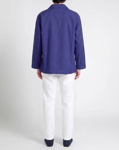 Man Shirt Blue Size L Virgin Wool