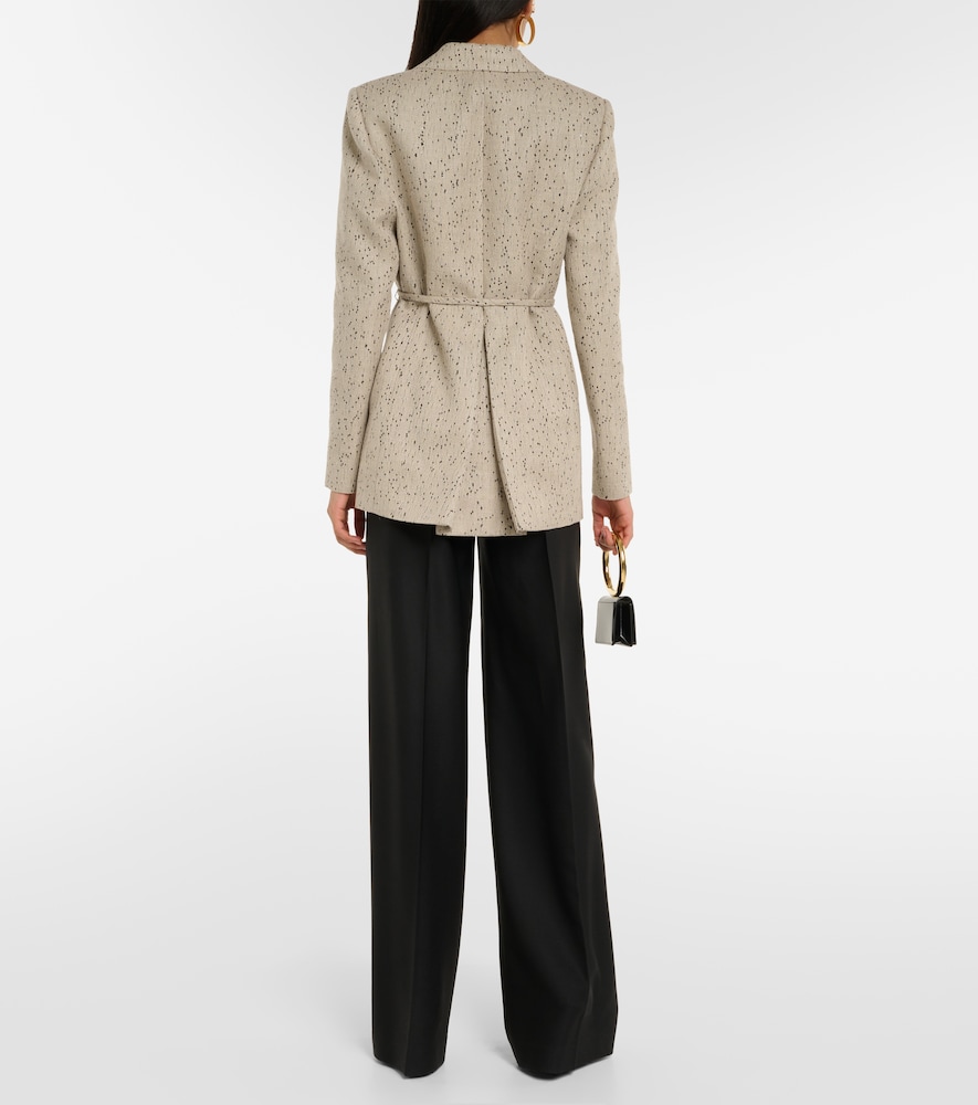 Hattson sequined tweed blazer