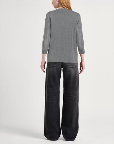 Woman Cardigan Grey Size 2 Viscose, Polyester