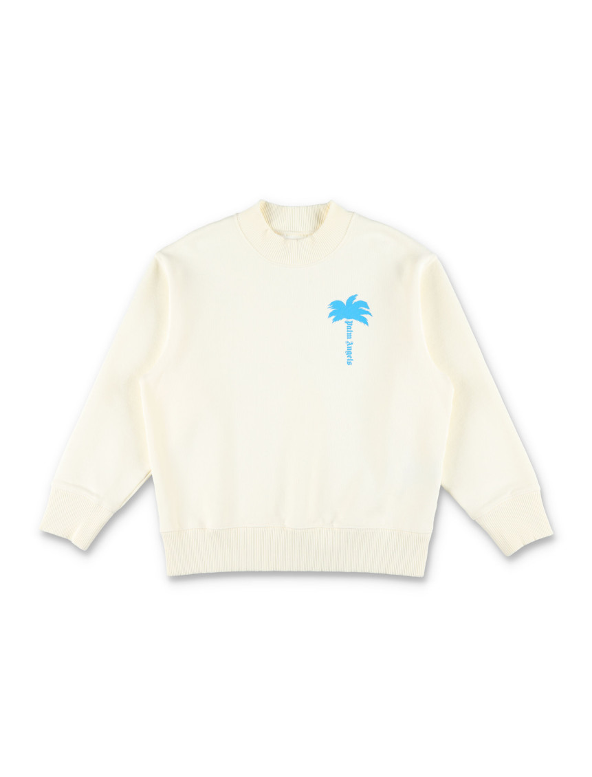 Boys White Logo Sweatshirt