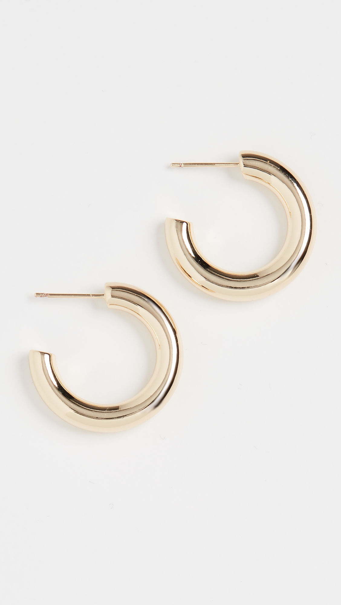 Everyday Hoops Yellow Gold One Size