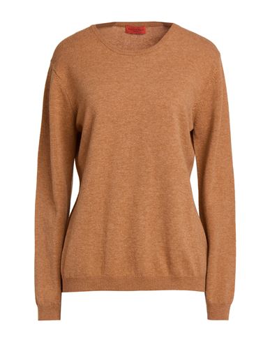 Woman Sweater Camel Size 14 Wool