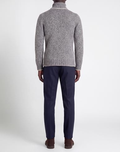 Man Turtleneck Grey Size 46 Virgin Wool, Geelong Wool