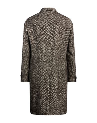 Man Coat Chocolate brown Size 38 Wool, Acrylic, Polyester, Nylon