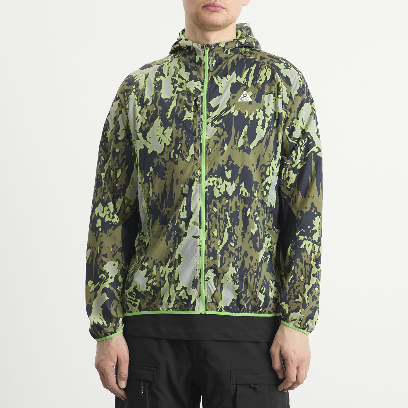 Nike Men's Mens ACG Running Trail Energy Jacket College Grey/Black/Summit White