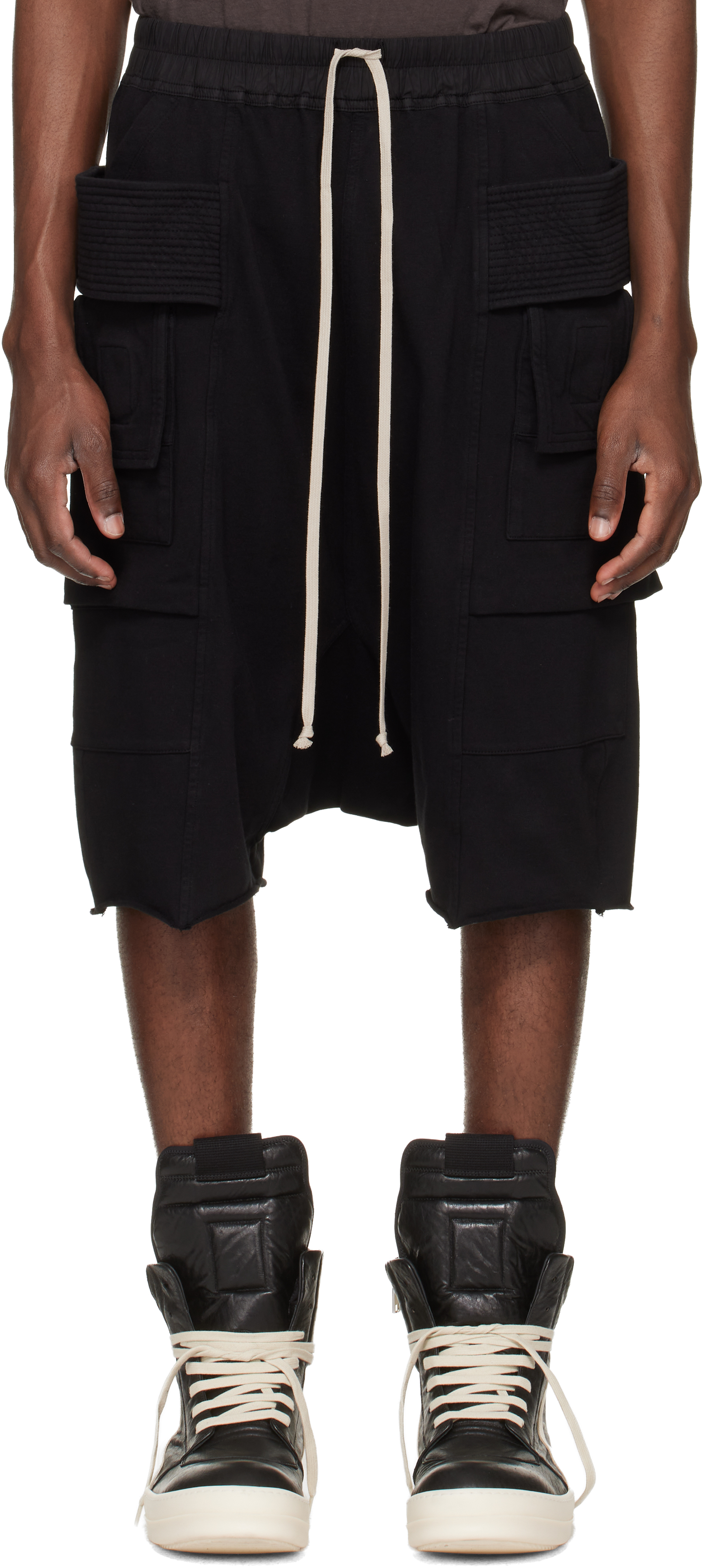 Black Temple Creatch Pods Cargo Shorts