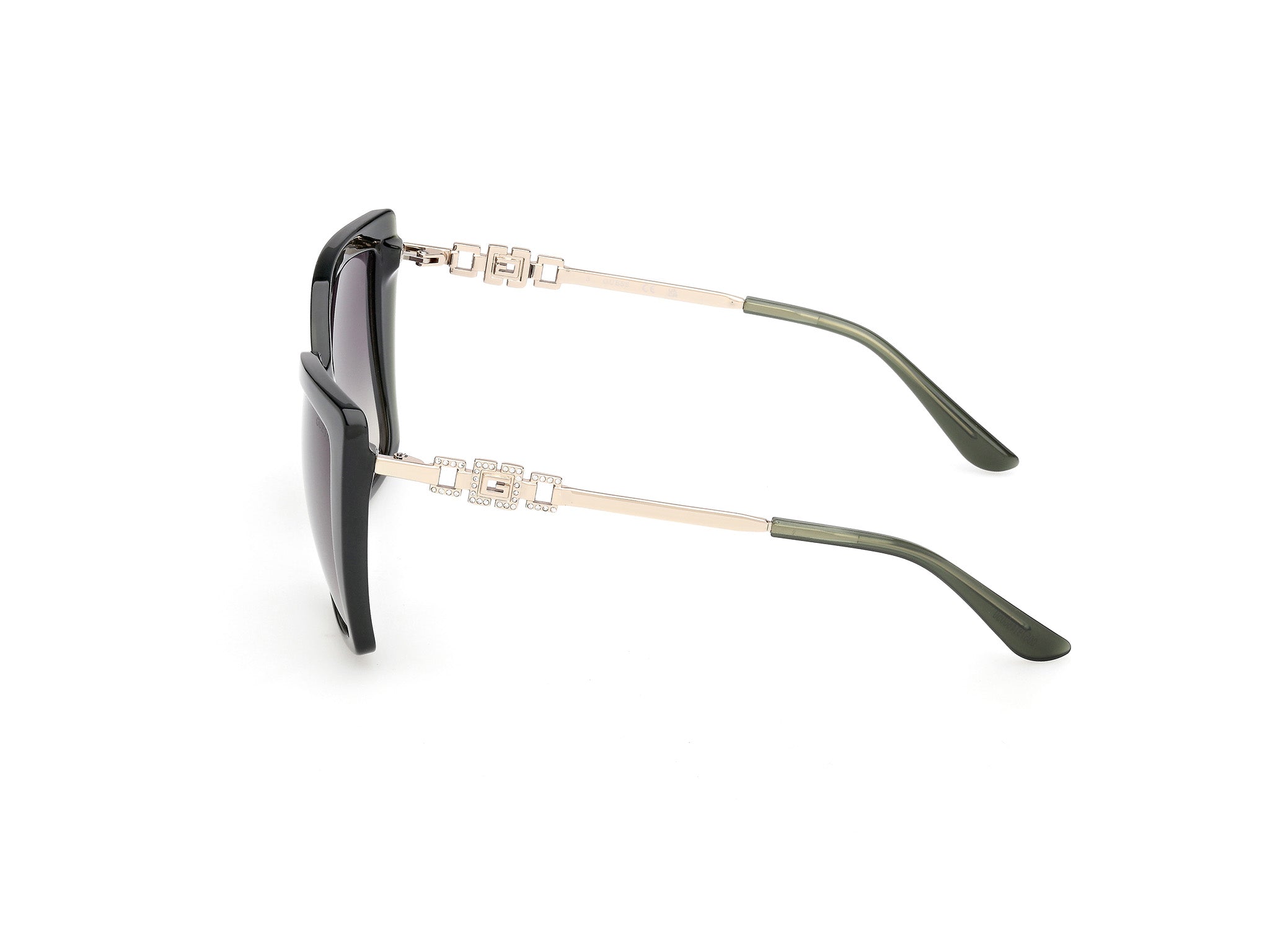 Guess Mujer Guess GU00266 96P Gafas de sol Inyectado Verde Verde Cuadrada Norma