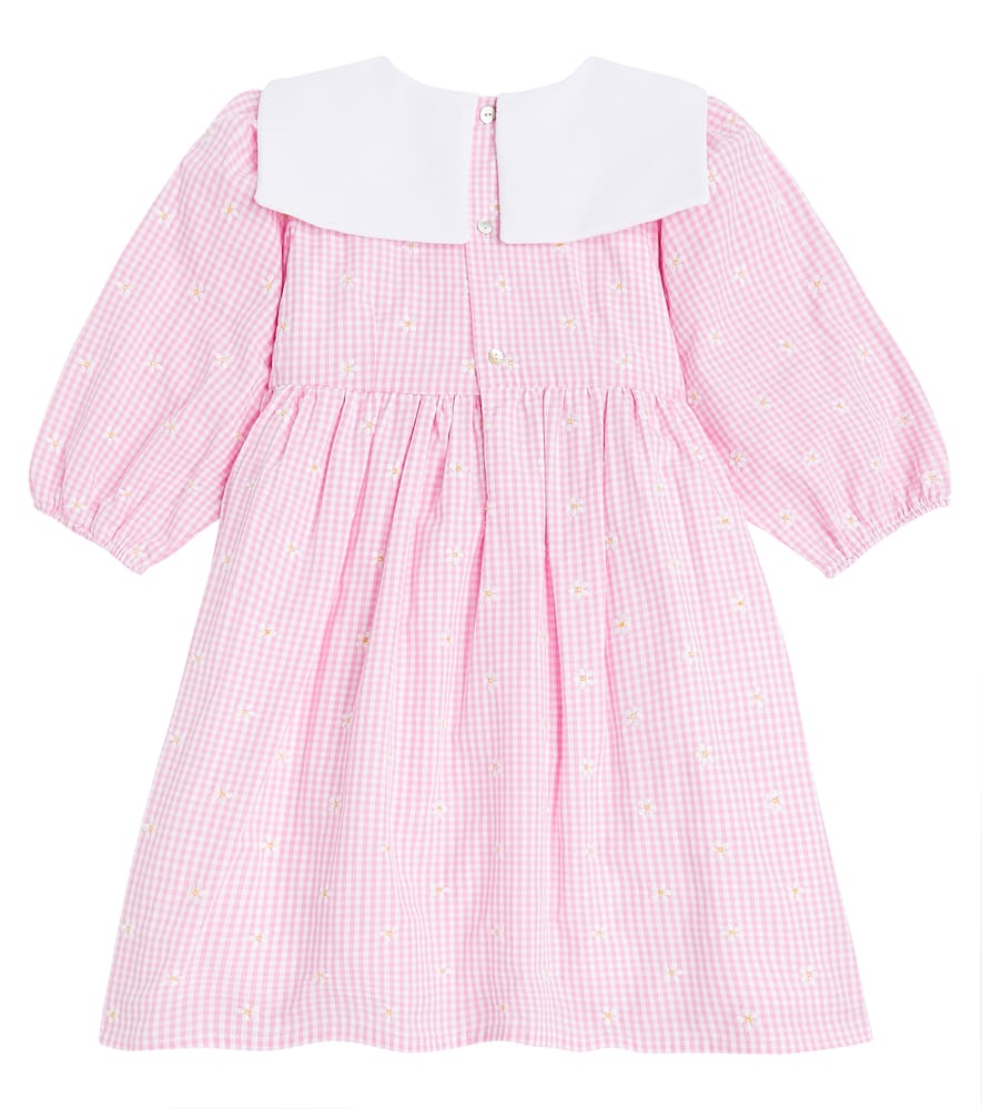 Amelia embroidered cotton-blend dress