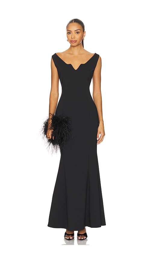 Mother of All Avery Maxi Sleeveless Dress in Black. Größe XL. Also in L, M