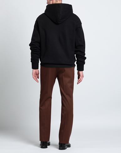 Man Sweatshirt Black Size M Cotton, Polyester